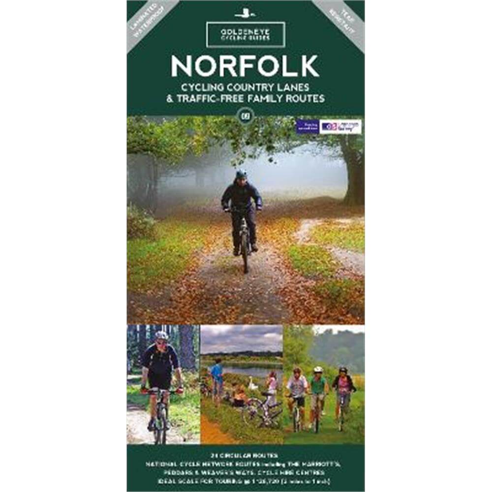 Norfolk Cycling Country Lanes Map (Paperback) - Al Churcher